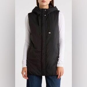 Brand NEW Bernardo Hooded Black Vest